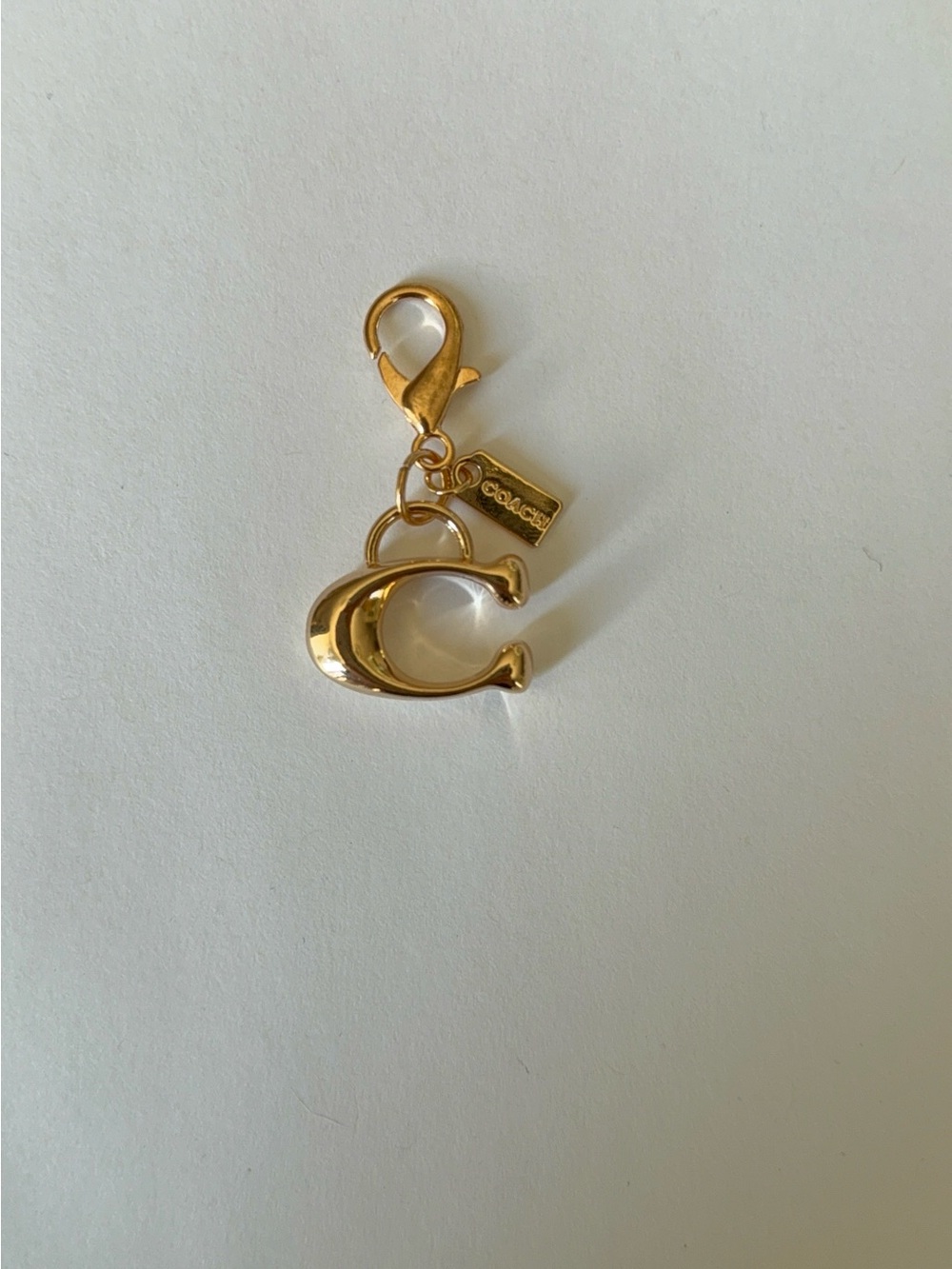 Coach Gold Keychain Charm Accessory